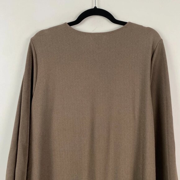 Chicos Womens Size 3 Black Red Animal Print Long Sleeve Top Blouse - Picture 5 of 9